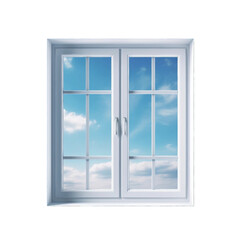 Window. isolated object, transparent background
