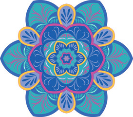 Vector art work of mandala_colorful_2_21_3000x3000 px