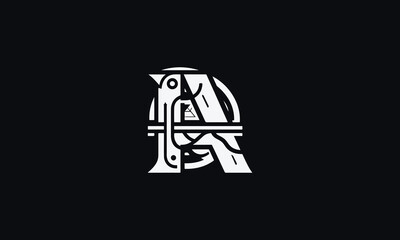 Letter A creative vector logo icon deisgn