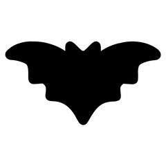 bat Halloween Icon Illustration