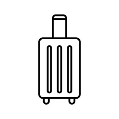 Baggage, luggage line icon, linear style flat trendy style illustration on white background..eps