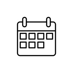  Calendar icon. Flat design. flat trendy style illustration on white background..eps