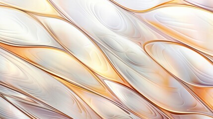 A seamless glass texture with an intricate pattern suitable for windows, presented in an elongated format, and rendered as a three-dimensional illustration