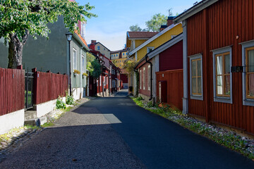 V&auml;sterviksgatan on a sunny September day.