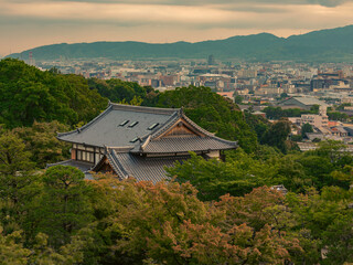 view from the top of the mountain（Kiyomizu Temple）