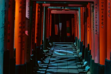 Gordijnen Torii of Fushimi Inari Shrine © william