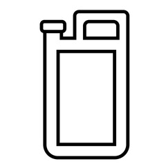 Liquid Fertilizer Icon and Illustration in Line Style