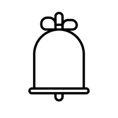 Bell Icon and Illustration in Line Style