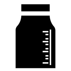  Breast Milk Tube  icon illustration in solid style