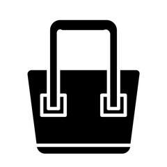 Small Bag icon illustration in solid style