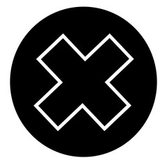 Sad Message icon illustration in solid style