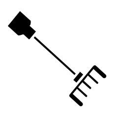 Scratch icon illustration in solid style