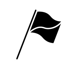 black and white flag vector