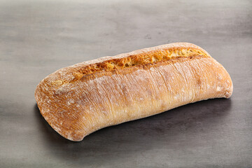 Italian ciabatta bread fresh and crust