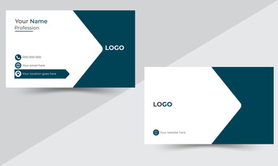Modern simple, Creative And Clean Business Card Design Template design, Personal Visiting Card.