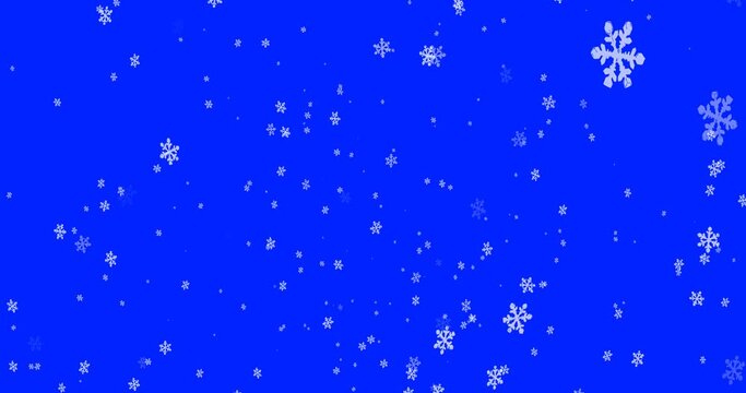 snow, new year, blue