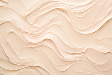 Beauty cosmetic cream texture. Face creme, body lotion surface closeup. Skincare creamy product background