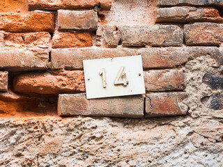 Old brick wall, texture background