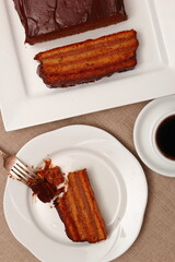 Chocolate Hazelnut Meringue Cake