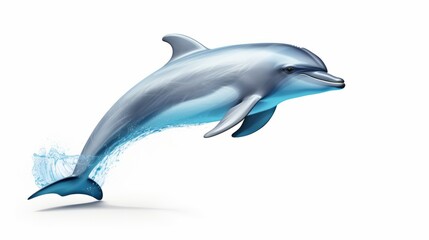 A dolphin leaping out of the water with grace and agility