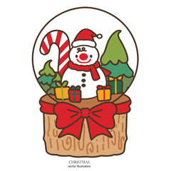 christmas snow globe cute