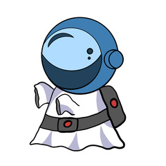 little ghost astronaut