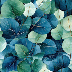 pattern of tropical leaves