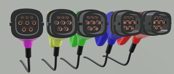 chargers multi collor for background idea, many plug power charger.