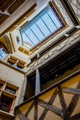 Obraz premium Maison à colombages de Beujeu