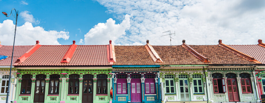 Singapore, Joo Chiat District, HDR Image