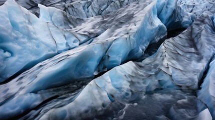 Obraz premium glaciers melted by global warming