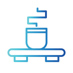 Drink Japan Tea Gradient Line Icon