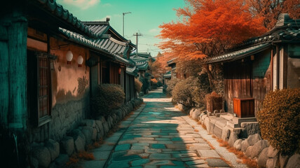 Village in Kyoto 03 Generative AI