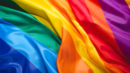 Le drapeau LGBT. - obrazy, fototapety, plakaty