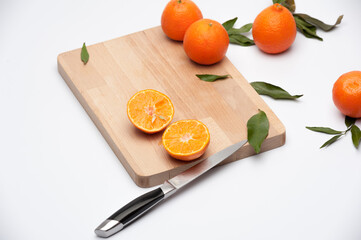 tangerine still life