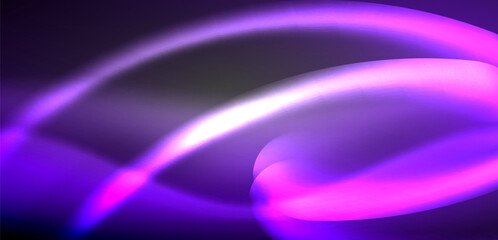 Neon-lit waves surge across background, mesmerizing dance of luminescence and motion. Dynamic backdrop captures essence of energy and modern aesthetics