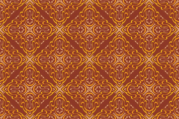 Seamless pattern in authentic arabian style. Vector illustration