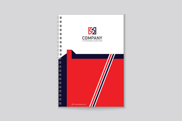 Professional creative and modern note cover design 