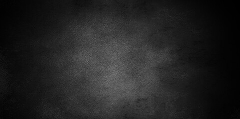 Black stone wall texture grunge rock surface. dark gray concrete background backdrop. wide panoramic banner. old wall stone for dark black distressed grunge background wallpaper rough concrete wall.