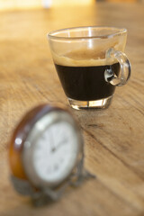 time and espresso coffee