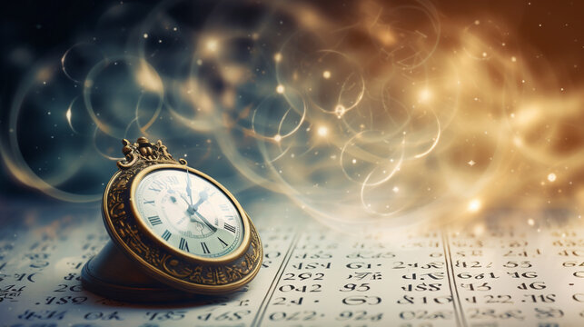 Philosophical equations and symbols, philosophy, blurred background