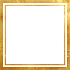 Obraz premium Elegant Golden Rectangle Frame for Decor