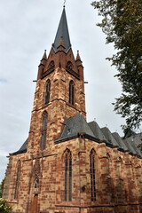 Fototapeta na wymiar Liebfrauenkirche in Frankenberg an der Eder