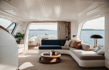 Yacht luxury bedroom
