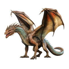 full body of an ancient dragon creature, mystical fantasy figure