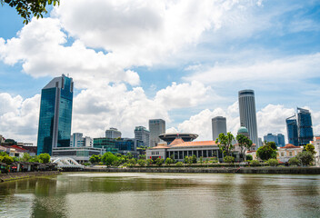 Fototapeta na wymiar Singapore Cityscape, HDR Image