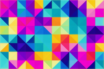 Obraz premium Geometric pattern. Geometry in Motion. A Mesmerizing Geometric Pattern Background. Generative AI