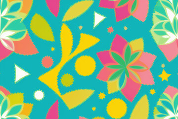 Geometric pattern. Geometry in Motion. A Mesmerizing Geometric Pattern Background. Generative AI