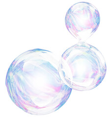 Graphic bubbles illustration, 3d soap bubble clipart, realistic soap bubbles object

