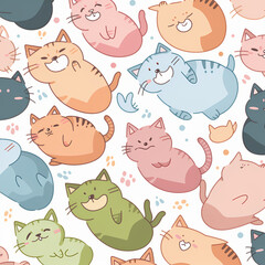 seamless pattern with animals